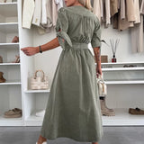 Ada – Rochie denim cu nasturi