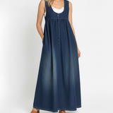 Iulia – Rochie maxi din denim