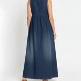 Iulia – Rochie maxi din denim