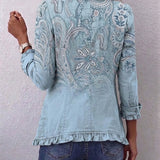 Theodora – Jachetă cu model paisley