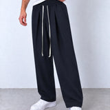Viorel – Pantaloni bleumarin cu pense
