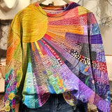 Sevastița – Pulover cu soare multicolor