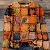 Matilda – Pulover cu imprimeu patchwork