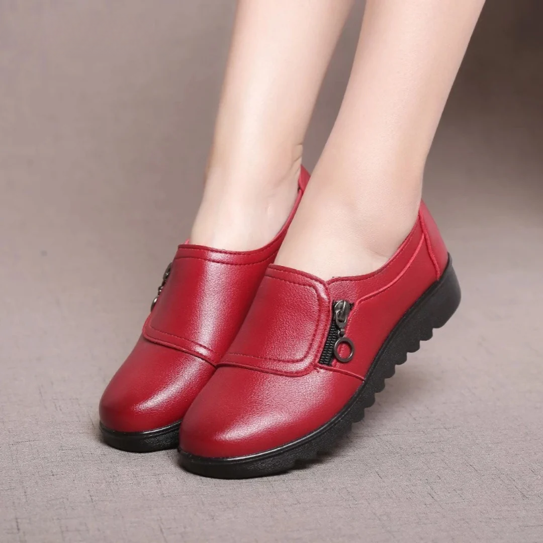 Crina – Pantofi comozi cu fermoar lateral