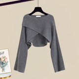 Margareta – Set rochie și pulover scurt
