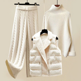Maia – Set pulover, vestă și pantaloni