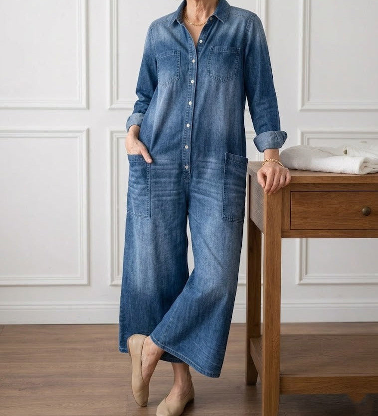 Anca – Salopetă din denim