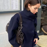 Paulina – Jachetă scurtă cu guler înalt