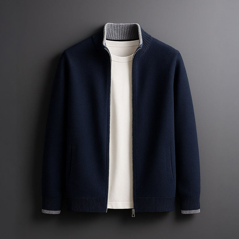 Horia – Cardigan tricotat cu fermoar