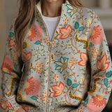 Alida – Cardigan cu flori vintage